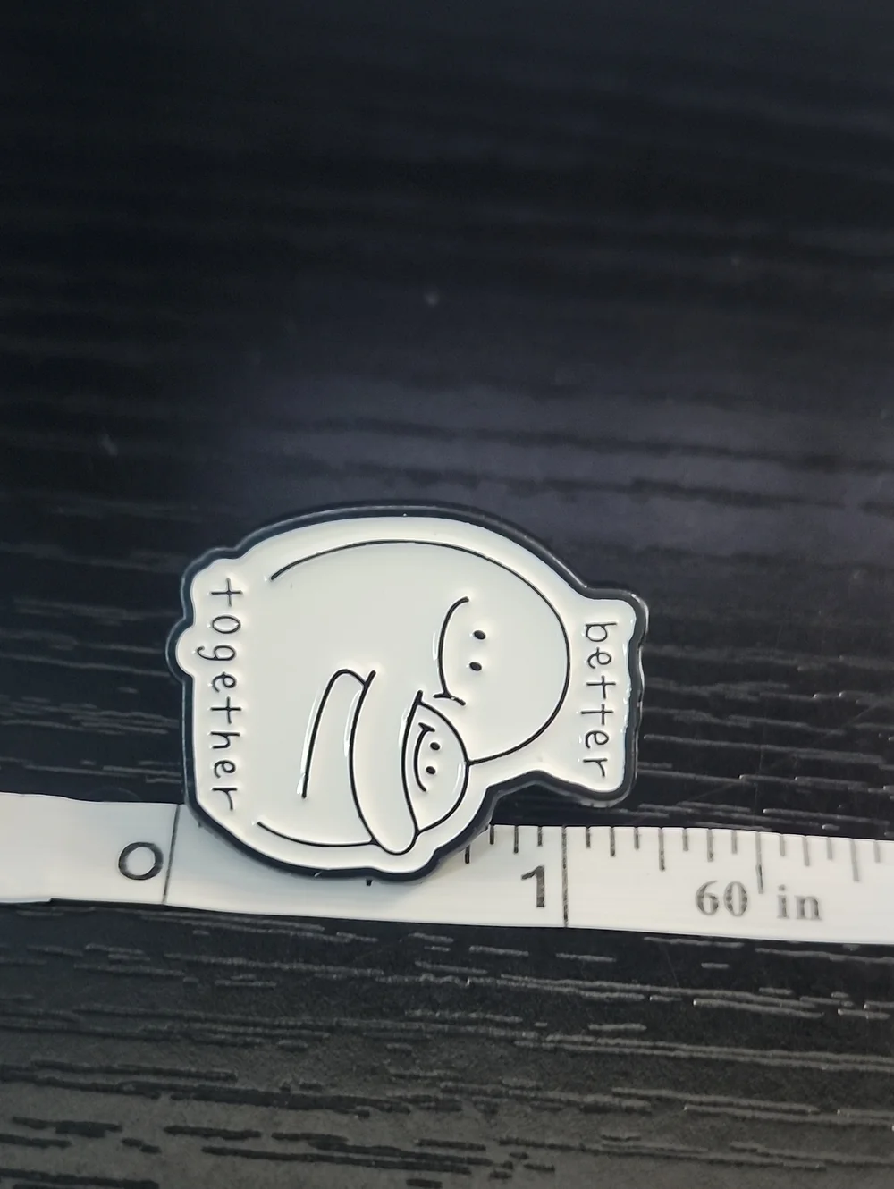 Better Together Hugs Enamel Pin